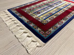 Turkish Style Mini Silk Rug, Table Accent Rug (2x3 ft)