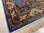 3x4 ft Tree of Life Rug, Turkish Blue Area Rug, Traditional Home Decor Carpet