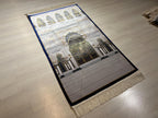 Luxury Turkish Prayer Rug, Modal Silk Sajjadah, Mosque Design, Islamic Prayer Mat