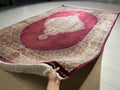 5x8 ft Red Bamboo Silk Rug, Luxury Turkish Style Rug, Oriental Silk Carpet